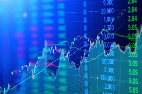 Grafik Grafik Pasar Saham Keuangan Layar Perdagangan Investasi Pasar