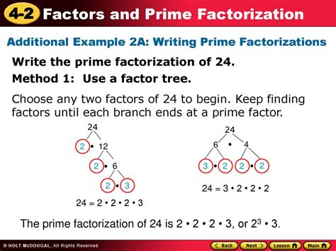 Vocabulary Factor Prime Factorization Ppt Download