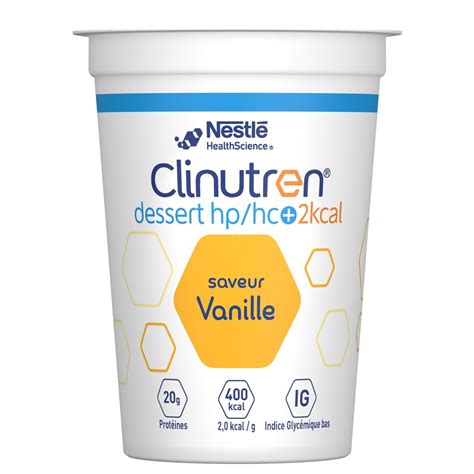 Clinutren Dessert HP HC 2kcal Vanille 4x200g Nestlé Health Science