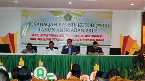 Kemenag Bone Gelar Musabaqah Bahsil Kutub