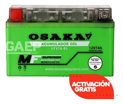 Bater A Gel Para Moto Italika Z Osaka Ytx A Bs Meses Sin Intereses