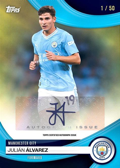 2023 24 TOPPS Manchester City FC Official Team Set Soccer Cards