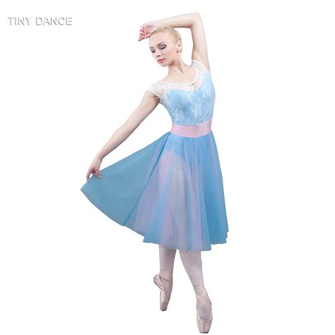 Sky Blue Soft Tulle Ballet Dance Dress - Arabesque Life