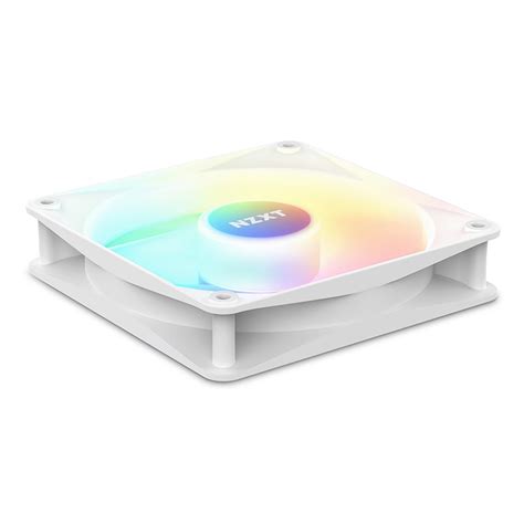 Nzxt F120 120mm Rgb Core Case Fan With Rgb Controller 3 Pack White