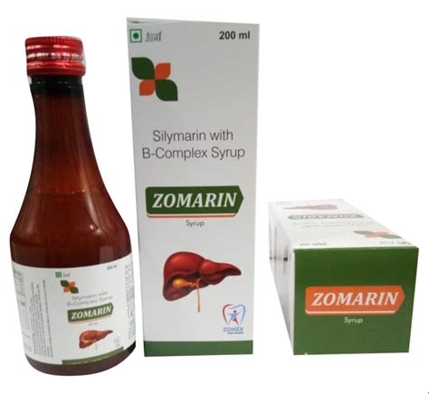 Zomarin Silymarin With B Complex Syrup 200 Ml At Rs 130 Bottle In