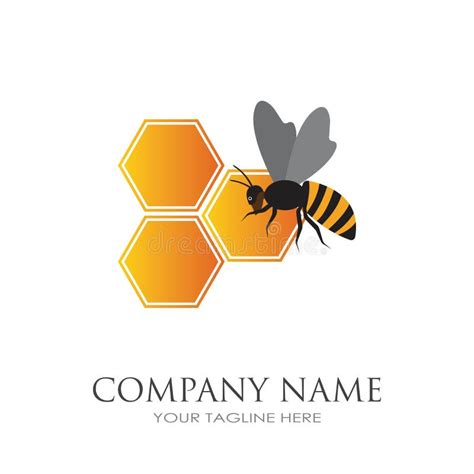 Honeycomb Logo Honeycomb Vector Illustration Stock Vector