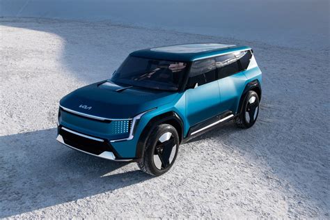 The Kia EV9 concept was 'inspired by water' - CNET