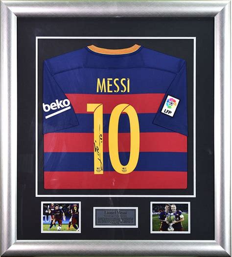 Lionel Messi Signed Barcelona Jersey Professional Catawiki