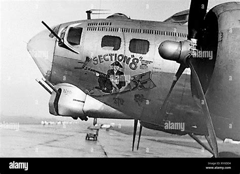 B 17 nose art Black and White Stock Photos & Images - Alamy