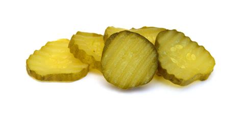 Crinkle Cut Pickle Slices Clipart