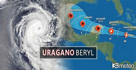 Cronaca meteo Beryl l uragano dei record in azione sui Caraibi Già