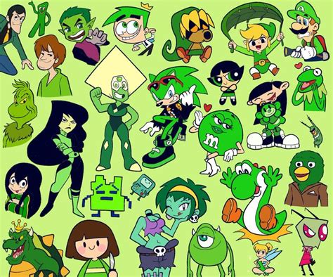 Domestic On Twitter Green Characters Character Design Male