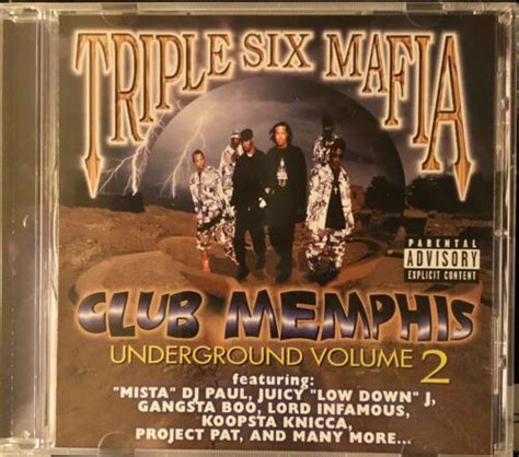 Three 6 Mafia Triple 6 Club Memphis Underground Vol 2 Official