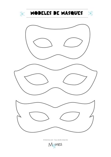 6 Modèles De Masques Pour Le Carnaval