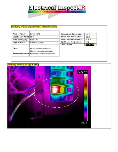 Thermal Imaging Report Template Professional Templates Report