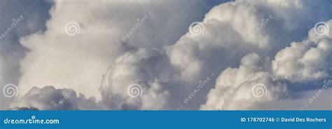 Sky and Clouds Banner stock photo. Image of white, clouds - 178702746