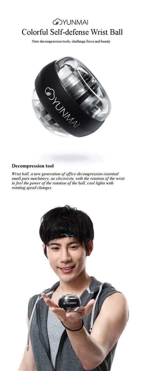 YUNMAI Xiaomi yunmai powerball power wrist ball juguete antiestrés ...