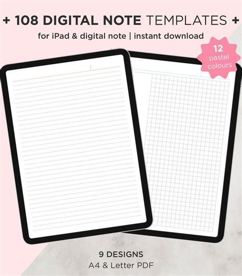 Goodnotes Note Taking Templates Free