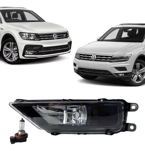 Farol Milha Mascara Negra Esquerdo Tiguan 2018 2019 2020 21