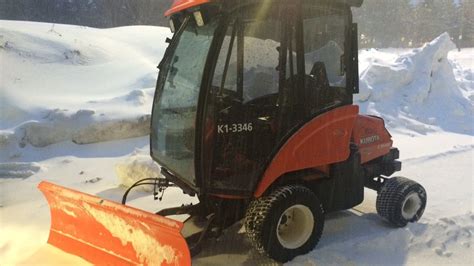 Snow Removal Kubota Snow Squalls Youtube