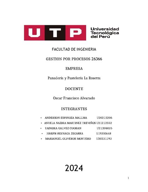 Repaso Para Examen De Gestion Por Procesos Facultad De Ingenieria