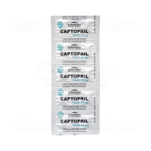 Captopril KF 25 Mg Tablet Manfaat Dosis Efek Sam