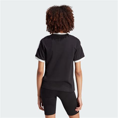 Adidas Adicolor Classics 3 Stripes Tee Black Adidas Il