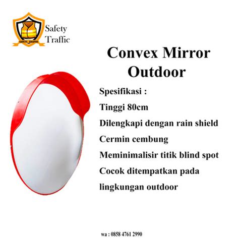 Jual Convex Mirror Outdoor Indoor 80cm Cermin Cembung Lite Kota