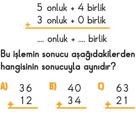 Eldesiz Ve Eldeli Toplama Lemi Test Z S N F Matematik