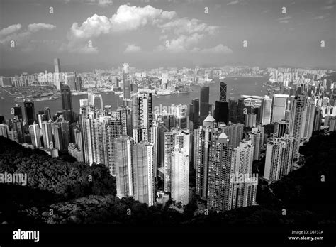 HONG KONG - SAR of CHINA: General view of the Hong Kong Skyline from ...