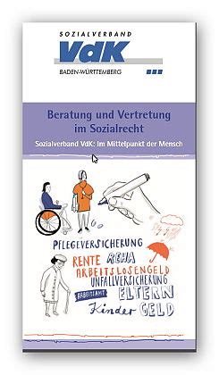 Flyer Sozialrechtsberatung Sozialverband Vdk Baden W Rttemberg