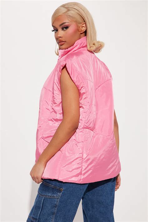 Zoey Puffer Vest Pink Fashion Nova Jackets And Coats Fashion Nova