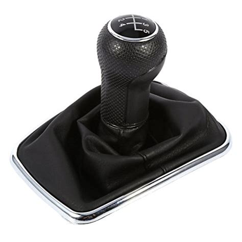 Shift Gear Shift Knob Gaitor Boot Black Anti Dust Cover 5 Speed Gear For Vw Bora Golf Amazon