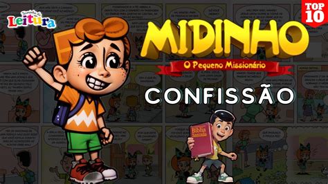 Midinho o Pequeno Missionário em CONFISSÃO I Turminha da Leitura YouTube