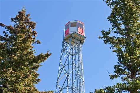 Forest Fire Watch Tower Steel Lookout Structure Photograph By Stephan