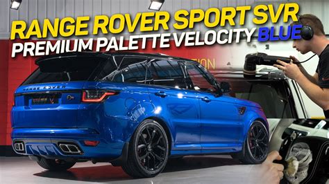 Range Rover Sport SVR 5 0 V8 SuperCharged In SVO Velocity Blue Carbon