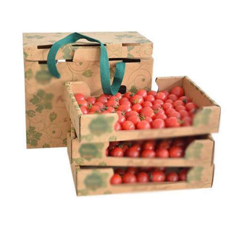 Brown Fruit And Vegetable Packaging Printed Corrugated Box At Best