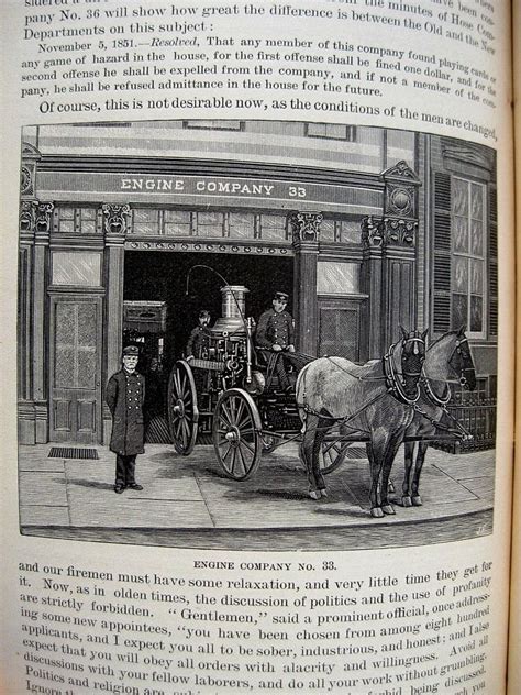 1887 Antique NEW YORK CITY FIRE DEPARTMENT NYFD HISTORY Firefighting ...