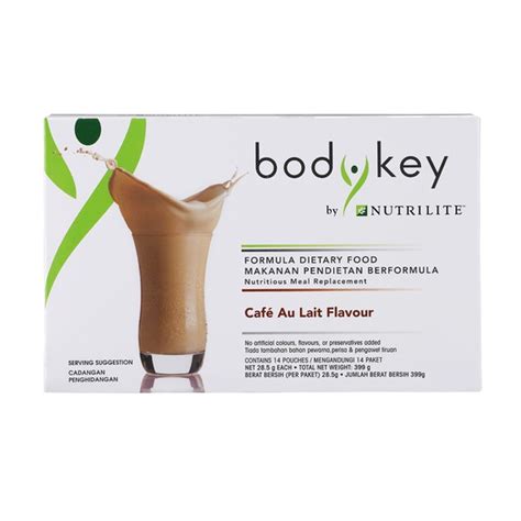 Bodykey By Nutrilite Meal Replacement Shake Caf Au Lait Organic