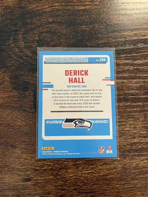 Donruss Football Derick Hall Seattle Seahawks Rated Rookie Ebay