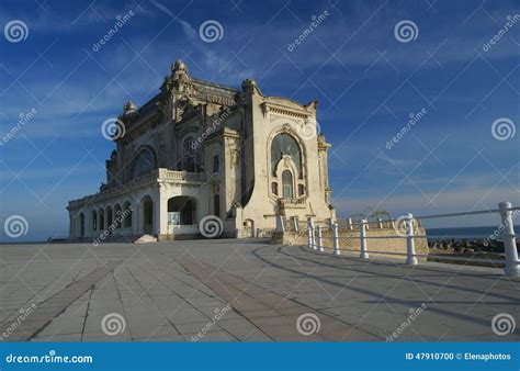 casino building  symbol   constanta city stock photo image