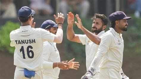 Ranji Trophy Mumbai S Dominance Over Tamil Nadu Pave Way In Final