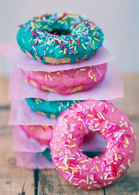 Donuts Sin Gluten Al Horno La Mejor Merienda Postres Sin Gluten