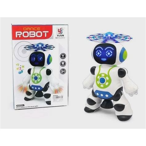 Brinquedo Rob Dan A Gira Graus Robot Som Luz Submarino