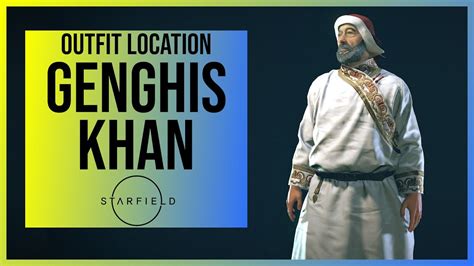 Starfield Genghis Khan Outfit Location Youtube