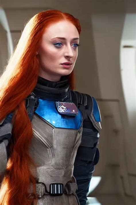 Sophie Turner As A Space Commander Stable Diffusion Openart