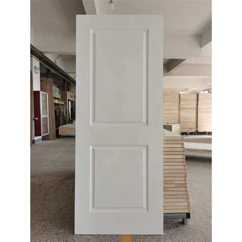 Cheap Prehung Panels Interior White Wooden Hollow Core HDF Moulded Door