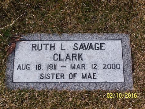 Ruth Louise Savage Clark (1912-2000) - Find a Grave Memorial