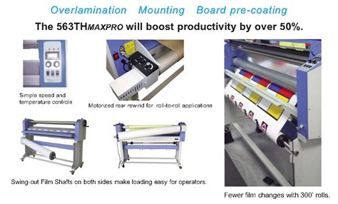 Best Quality Gfp 563th Maxpro 63 Top Heat Laminator