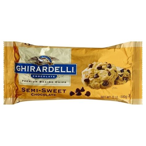 Ghirardelli Chocolate Semi Sweet Chocolate Premium Baking Chips 12 Oz